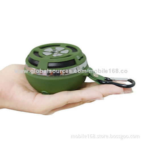 Bluetooth speaker for outdoor, with torch, FM radio
